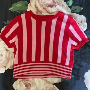 TopShop cropped sweater tee